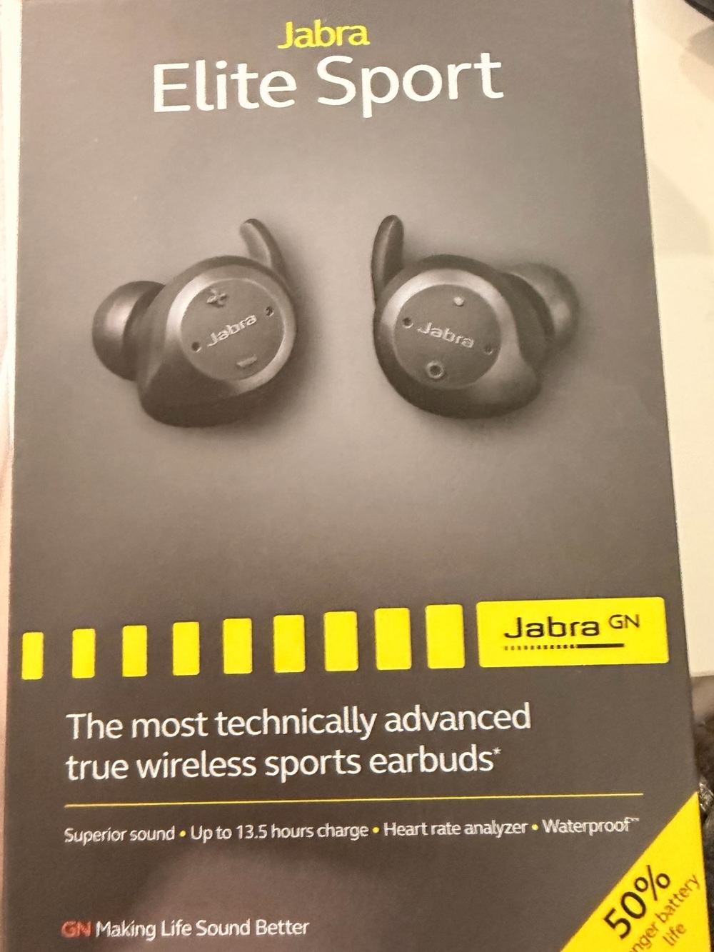 Jabra Elite Sport True Wireless Earbuds - Black